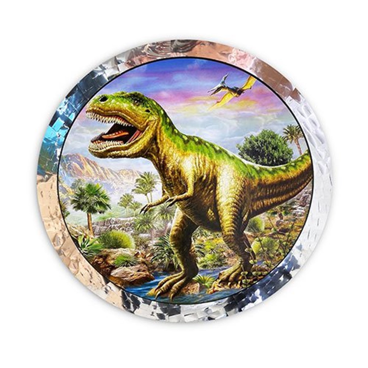 Dinozor Pinyata ve Sopası Gümüş