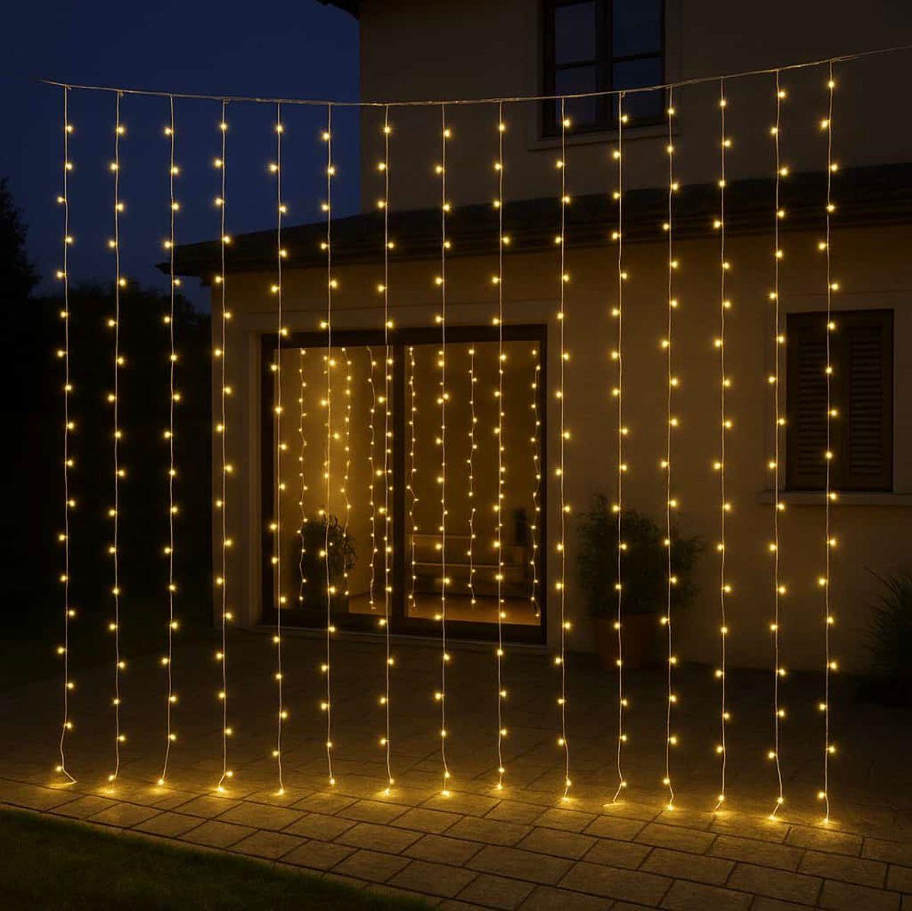 Led IşıkDış Mekan 2.50x2 Sarkıt Led Işık