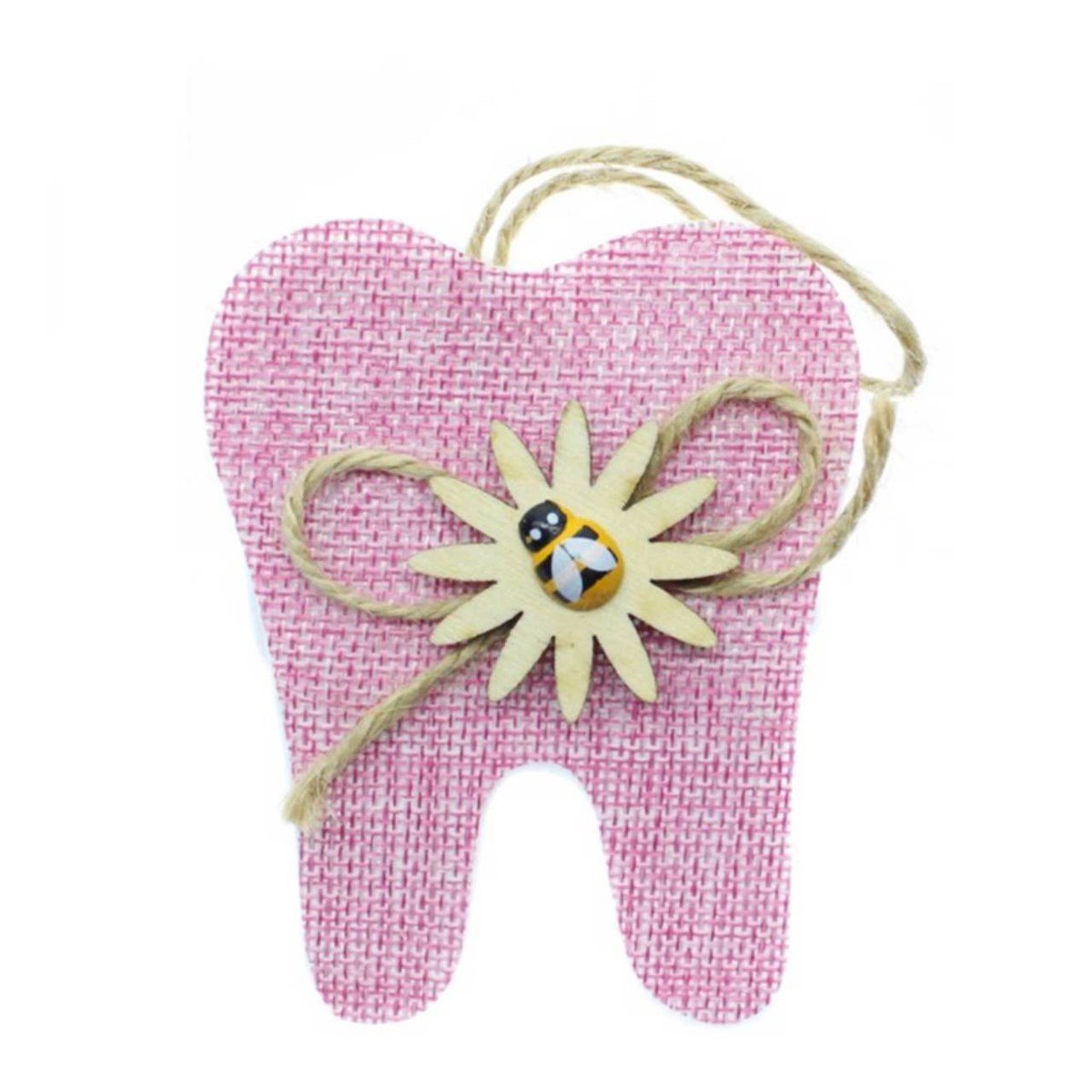 Diş Pembe Hasır Kese 10 Adet