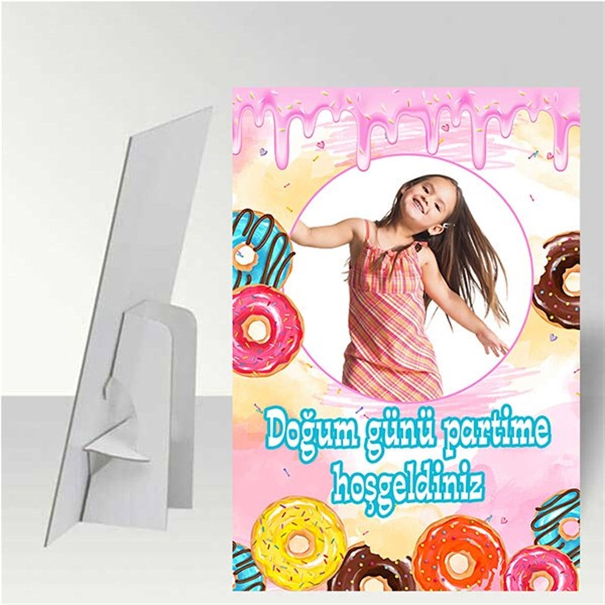 Donut Kişiye Özel Ayaklı Pano