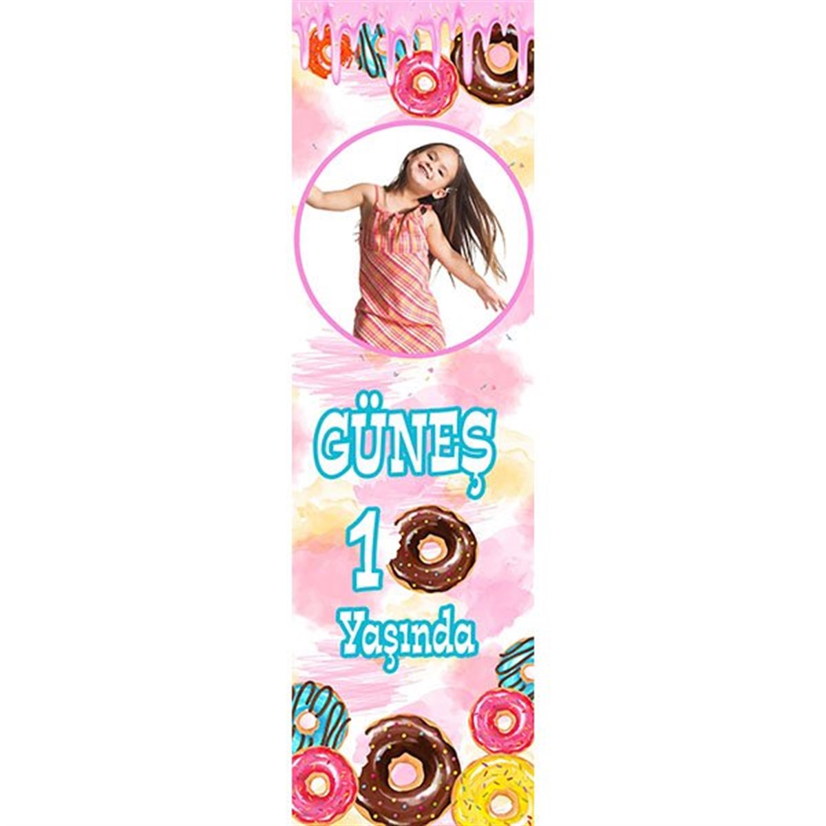 Donut Kişiye Özel Kitap Ayracı 10 Adet