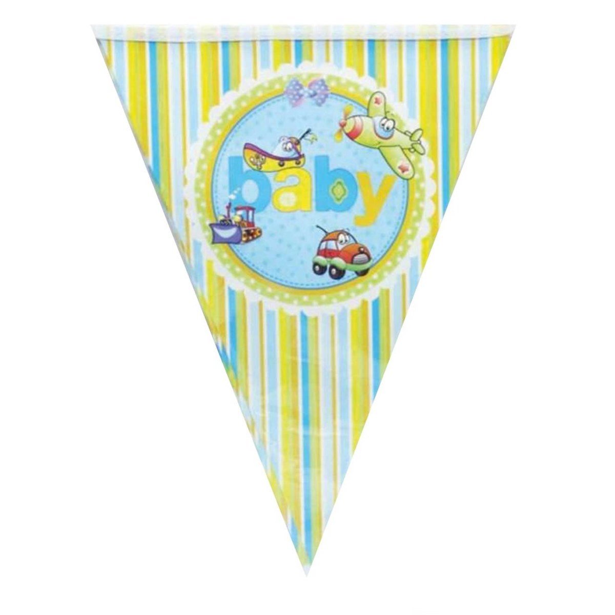 Erkek Baby Shower Flama Mavi