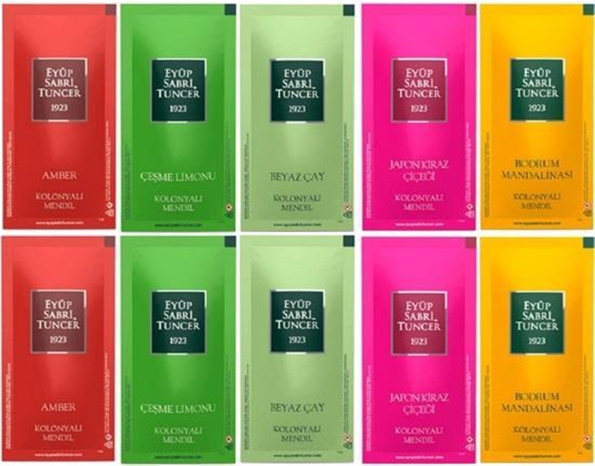 Eyüp Sabri Tuncer Kolonyalı Mendil 150 Adet
