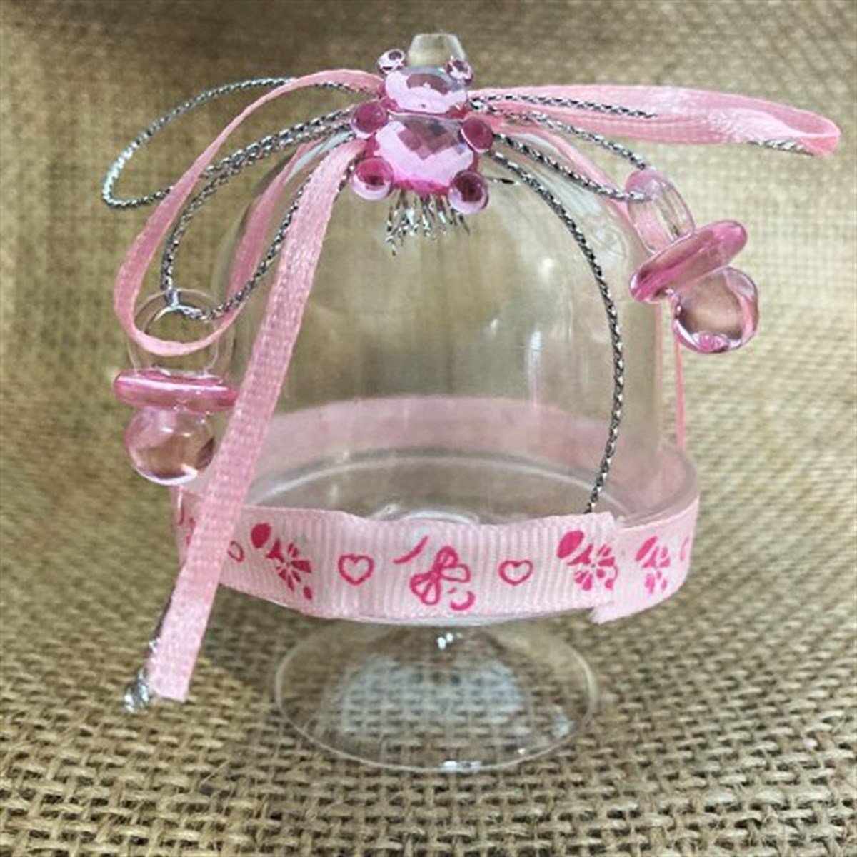 Fanus Şeker Kutusu 12 Adet Pembe