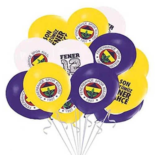 Fenerbahçe Temalı Latex Balon 12 Adet