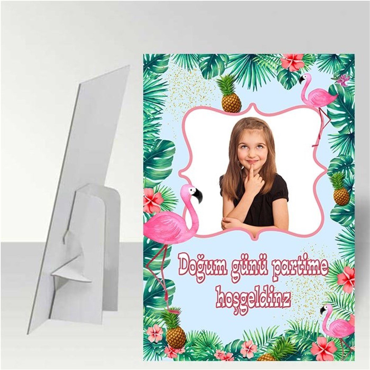 Flamingo Kişiye Özel Ayaklı Pano