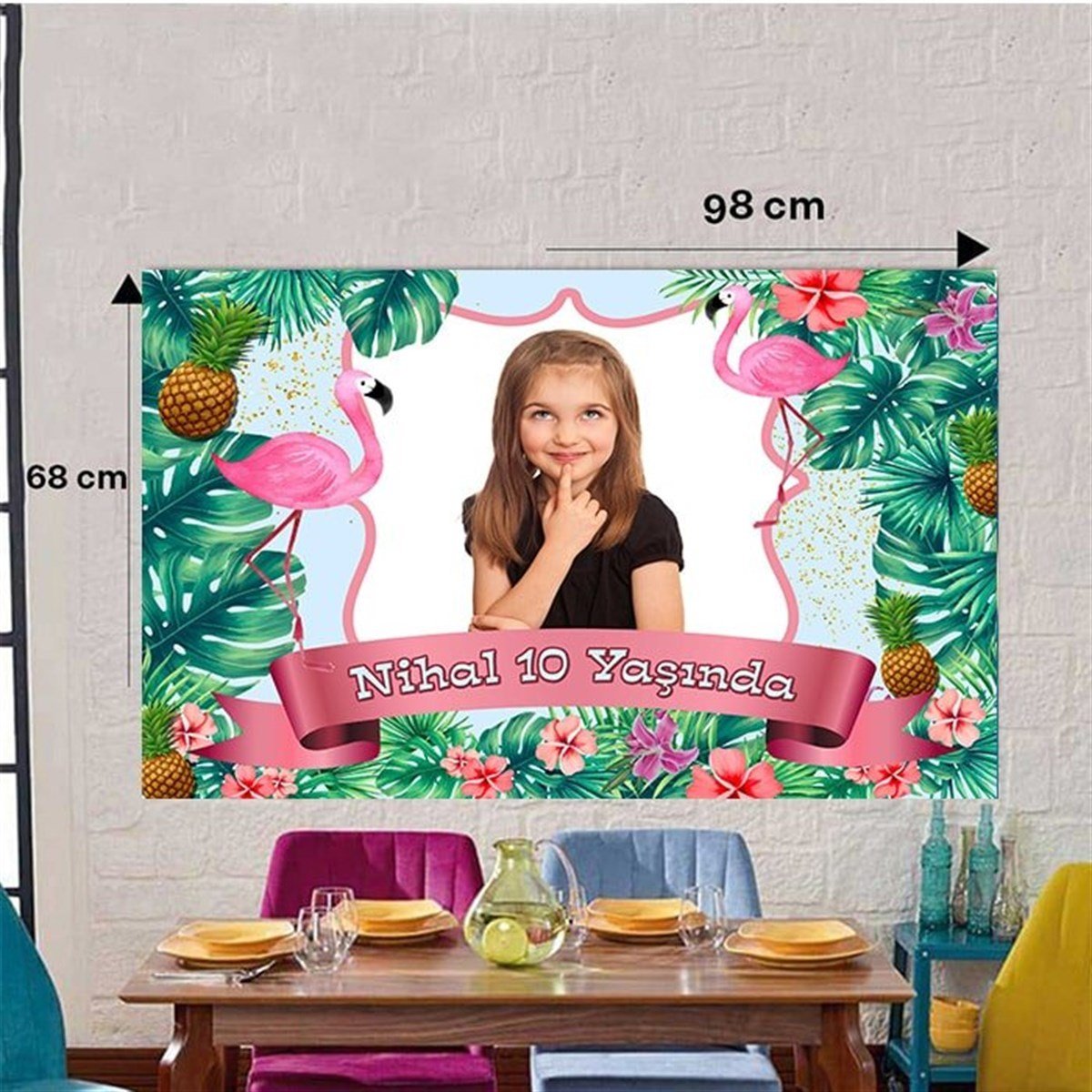 Flamingo Kişiye Özel Duvar Panosu
