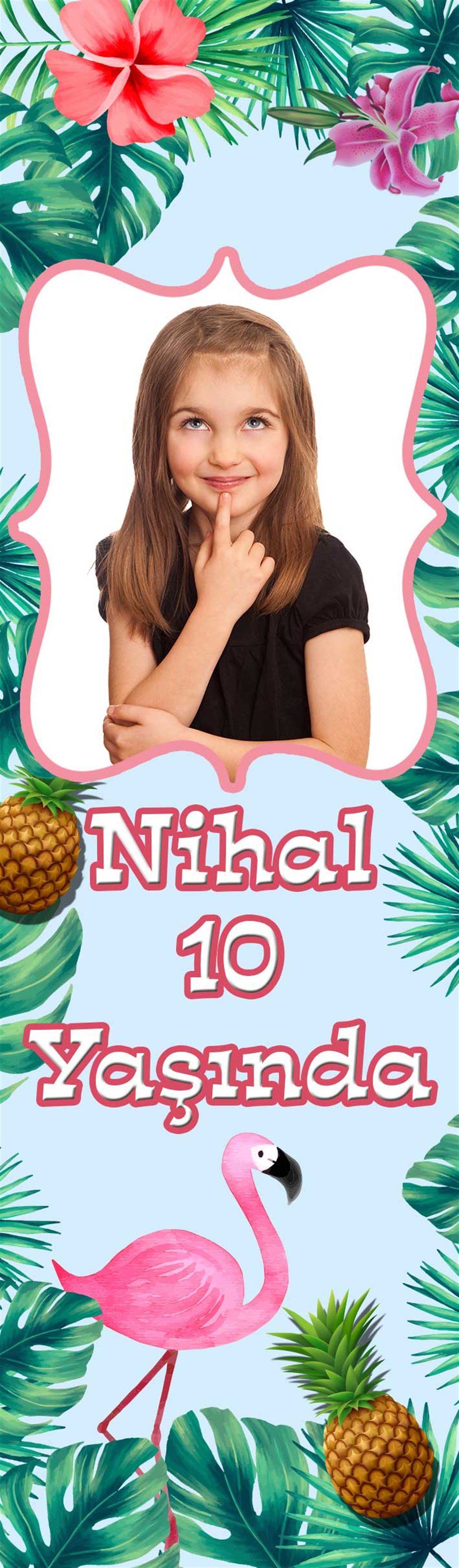 Flamingo Kişiye Özel Kitap Ayracı 10 Adet