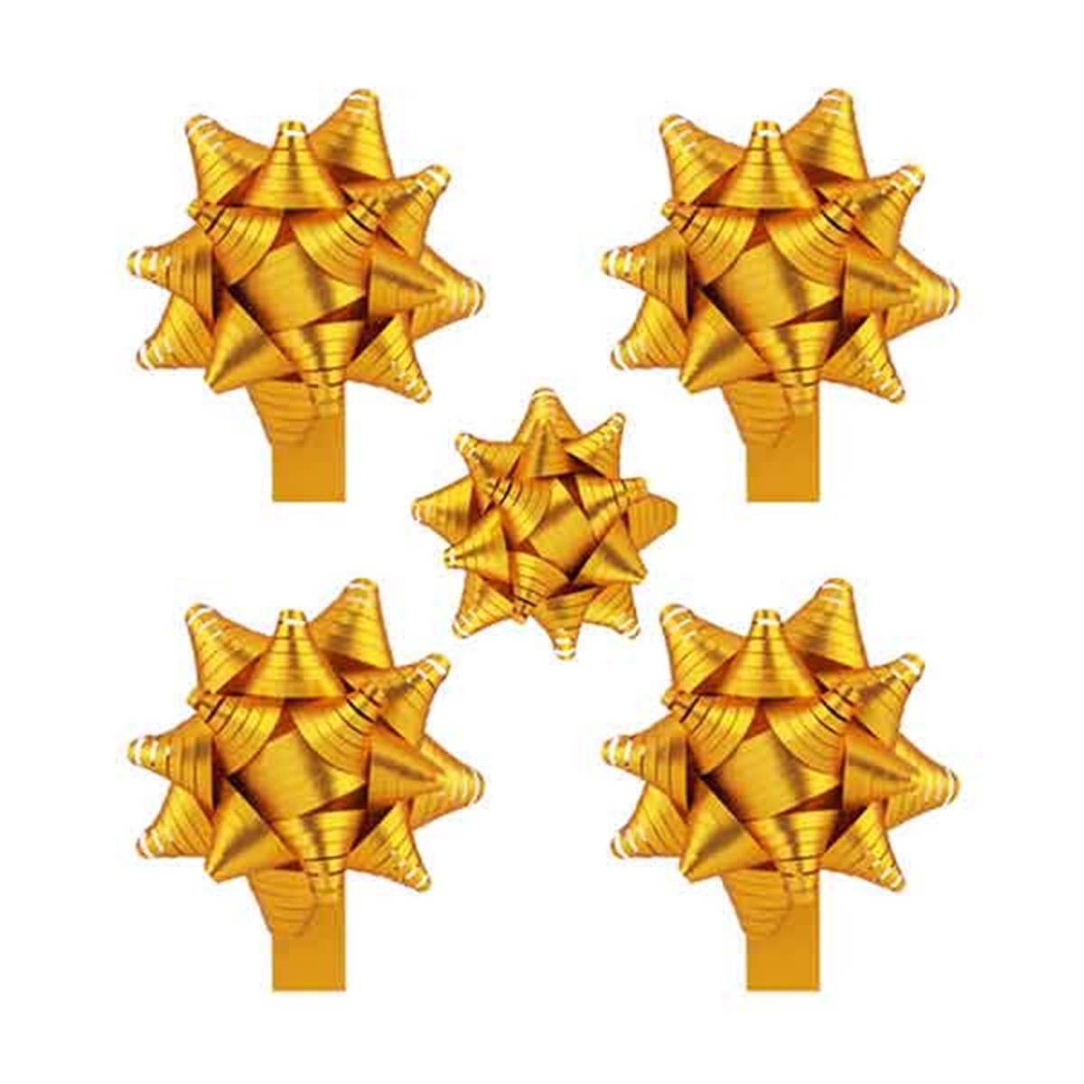 Gold Hediye Paketi Süsü 24 Adet 10 Cm