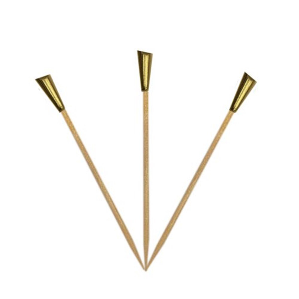 Gold İnci Kürdan Süs 18 Adet