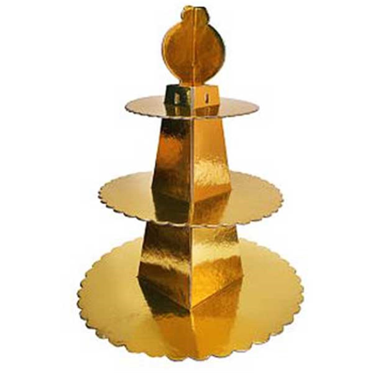 Gold Lüks Kek Standı