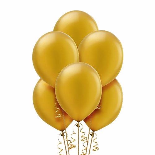 Gold Metalik Balon 20 Adet