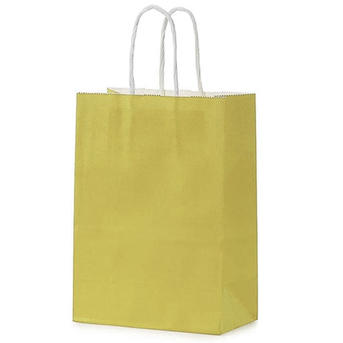 Gold Renkli Kraft Çanta 31 x 41 Cm 25 Adet