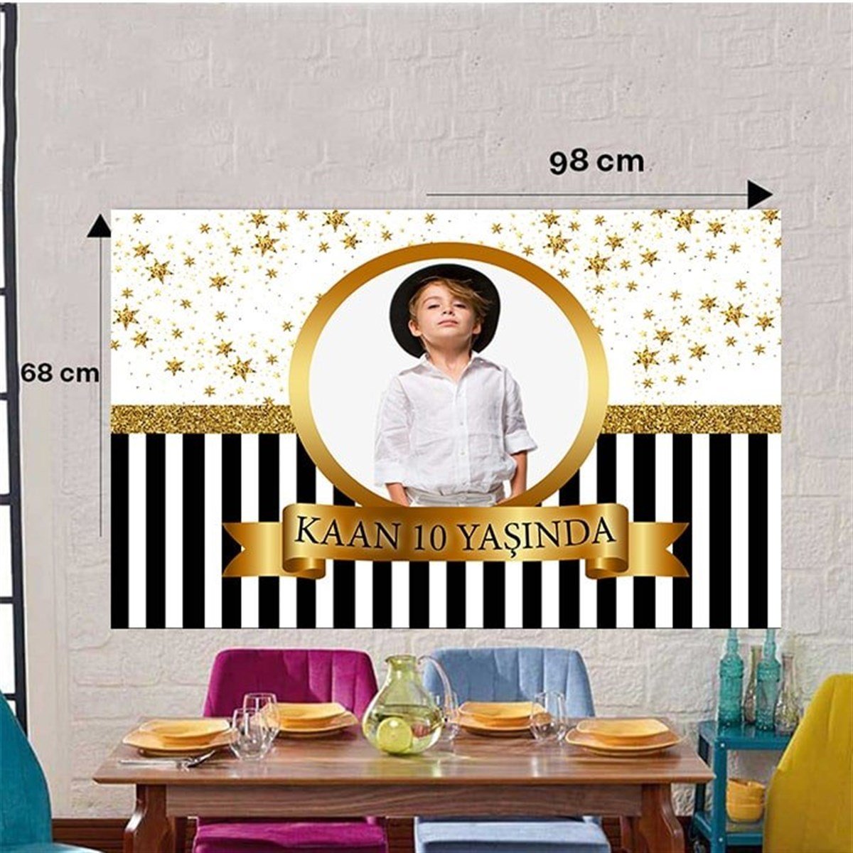 Gold Star Kişiye Özel Duvar Panosu