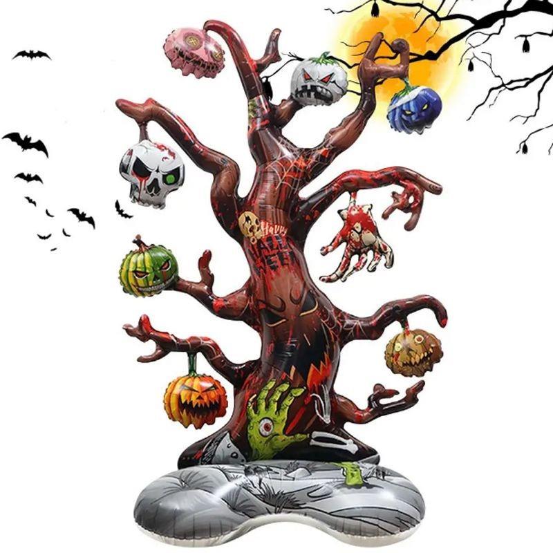 Halloween SüsleriHalloween Ağaç Folyo Balon