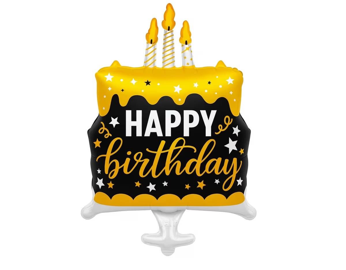 Doğum Günü Folyo BalonlarHappy Birthday Pasta Folyo Balon