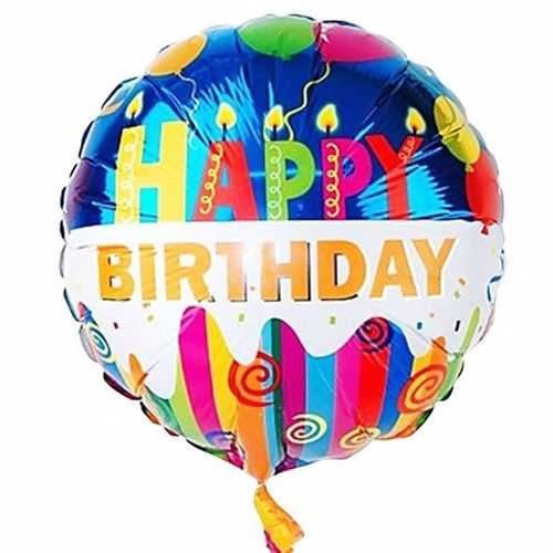 Happy Birthday Renkli Folyo Balon