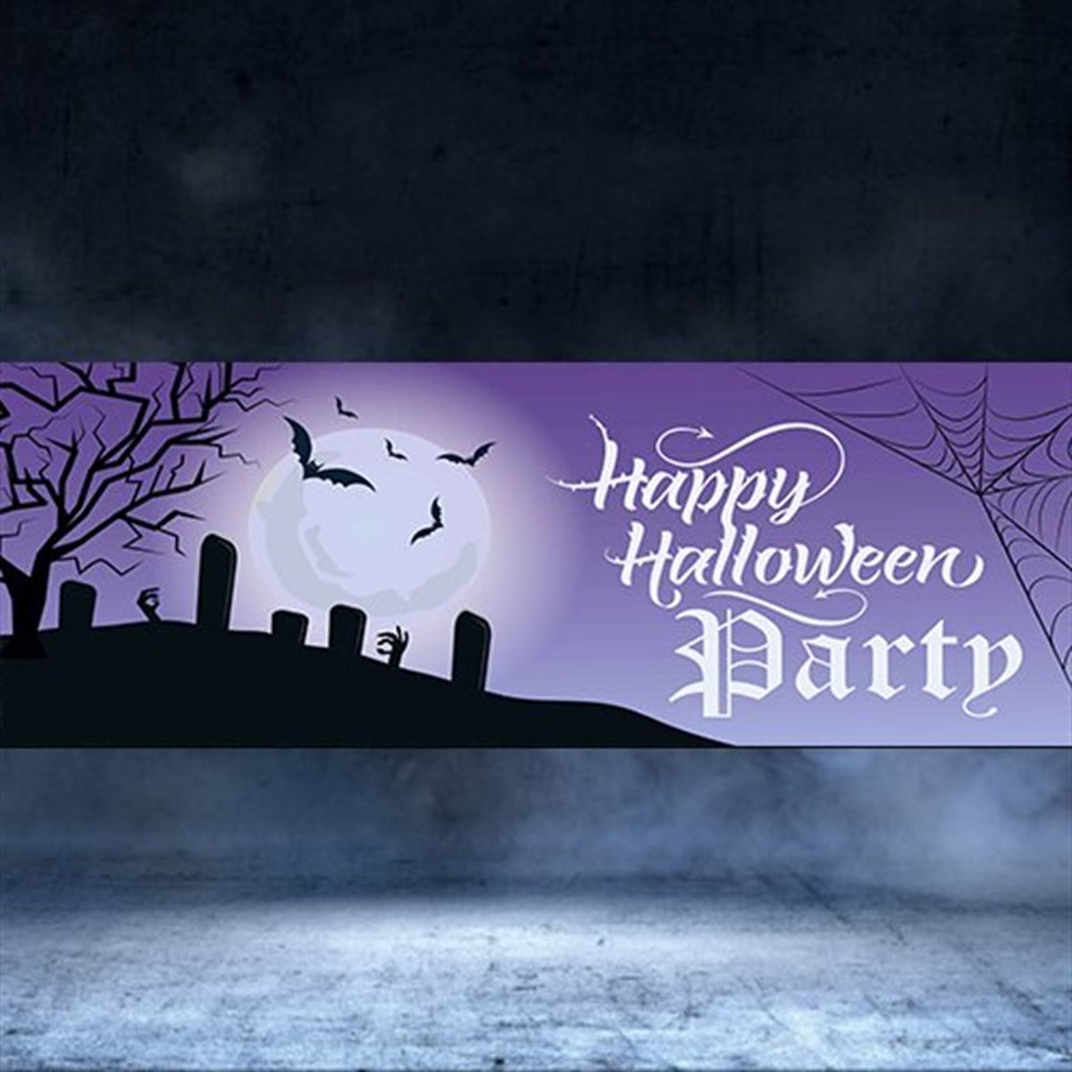 Happy Halloween Duvar Afişi 140x50 Cm