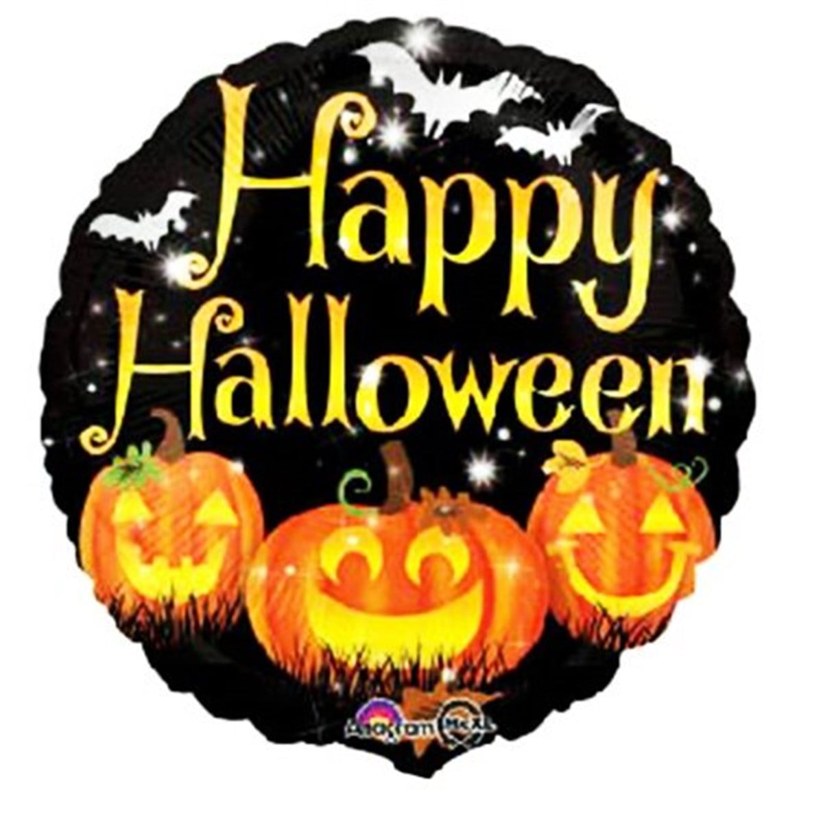 Happy Halloween Folyo Balon Siyah 45 Cm