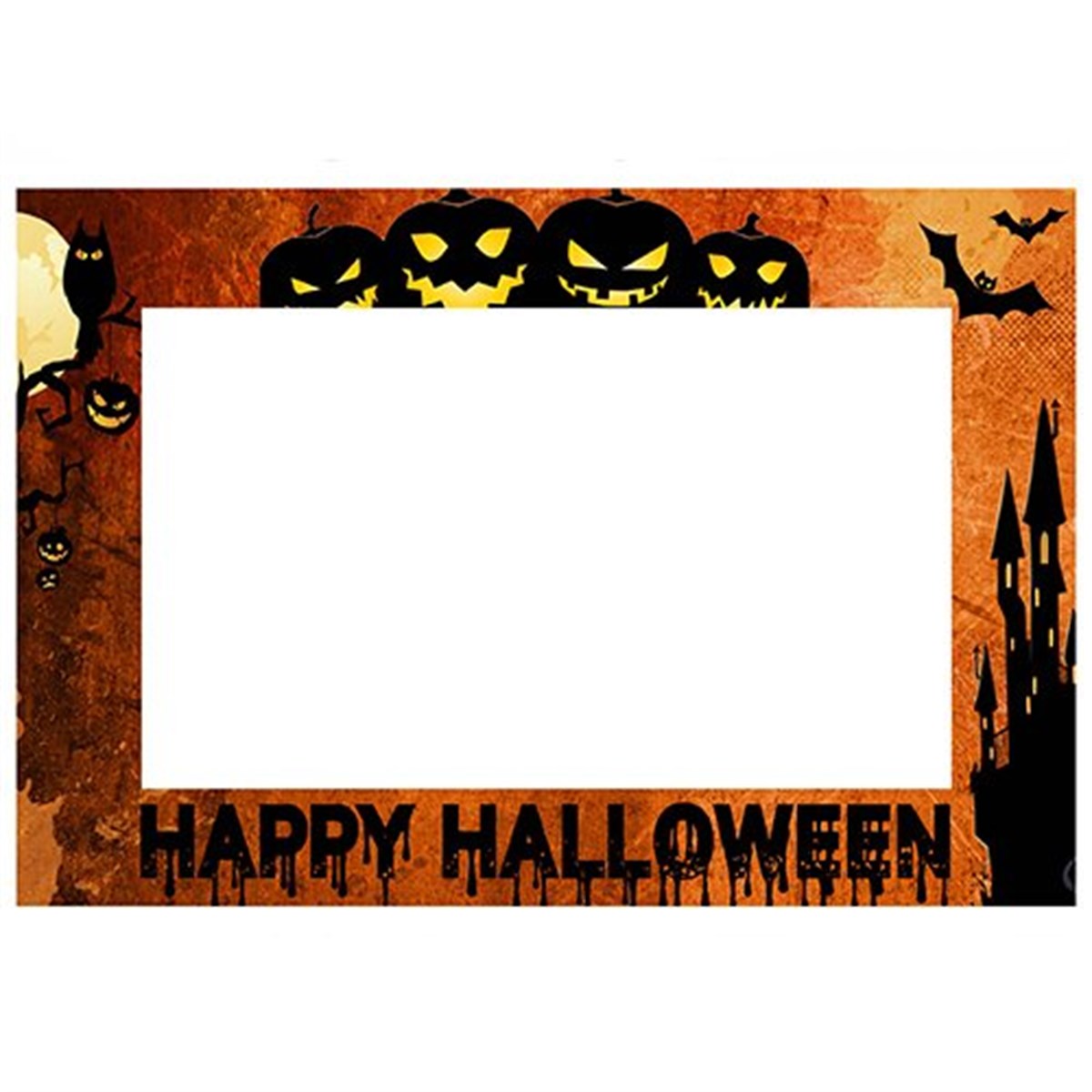 Happy Halloween Hatıra Fotoğraf Çerçevesi