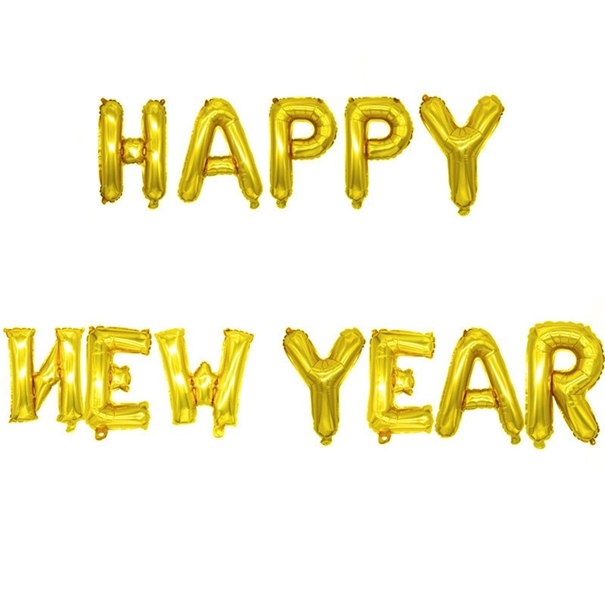 Happy New Year Gold Folyo Balon 35 Cm