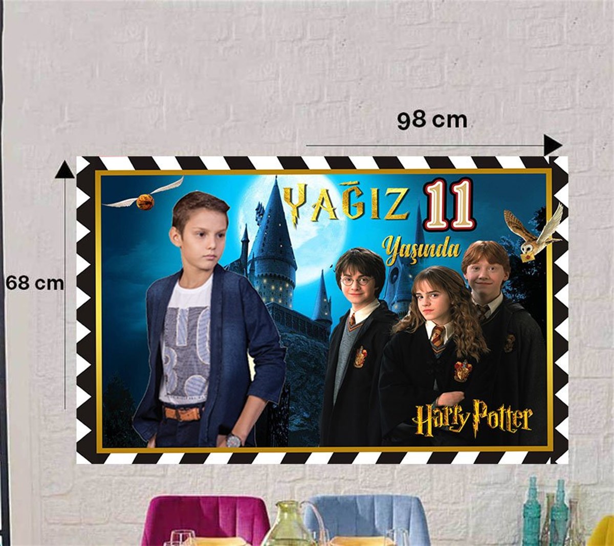 Harry Potter Kişiye Özel Duvar Panosu