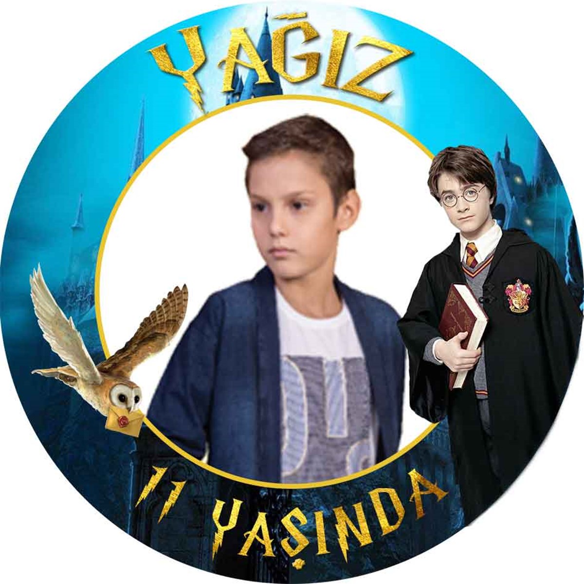 Harry Potter Kişiye Özel Sticker 24 Adet