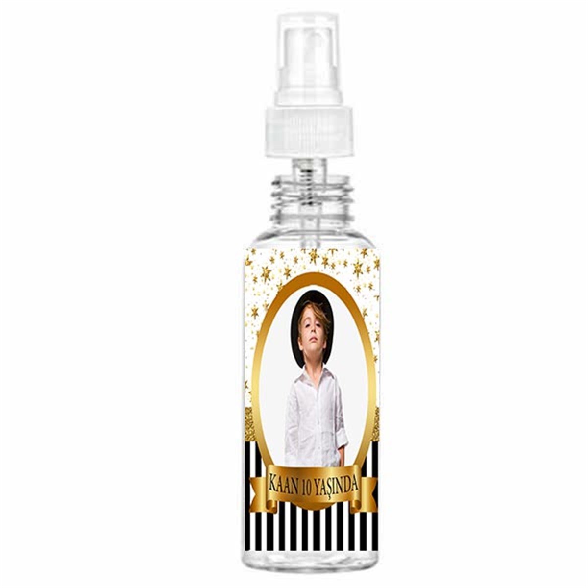 Hediyelik Gold Star Spreyli Kolonya 8 Adet