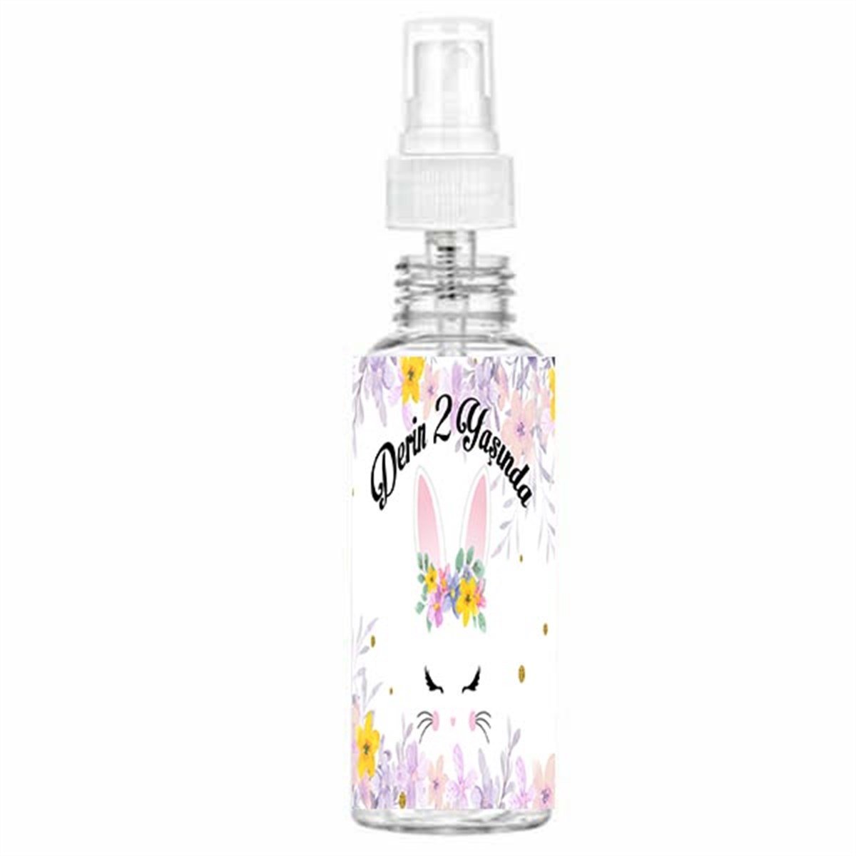 Hediyelik Tavşan Spreyli Kolonya 8 Adet