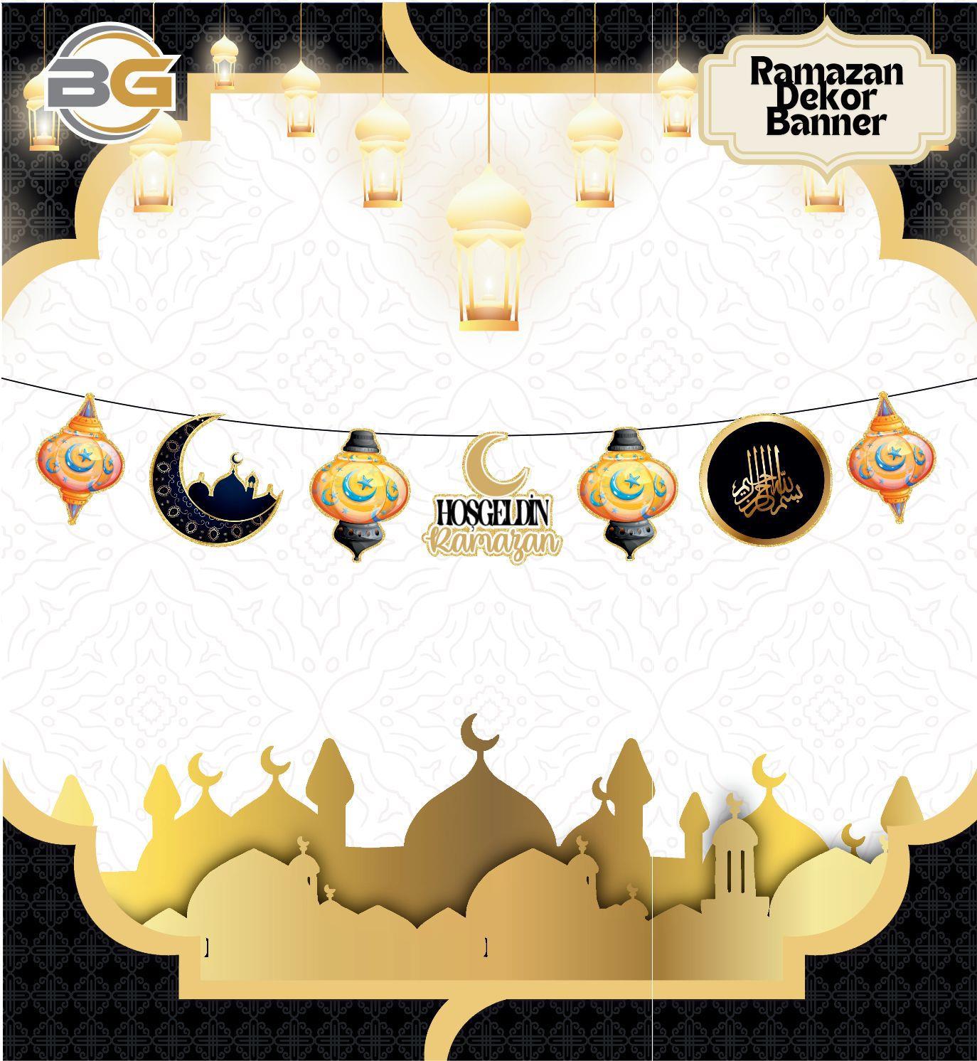 Ramazan SüslemeleriHoş Geldin Ramazan Dekor Banner
