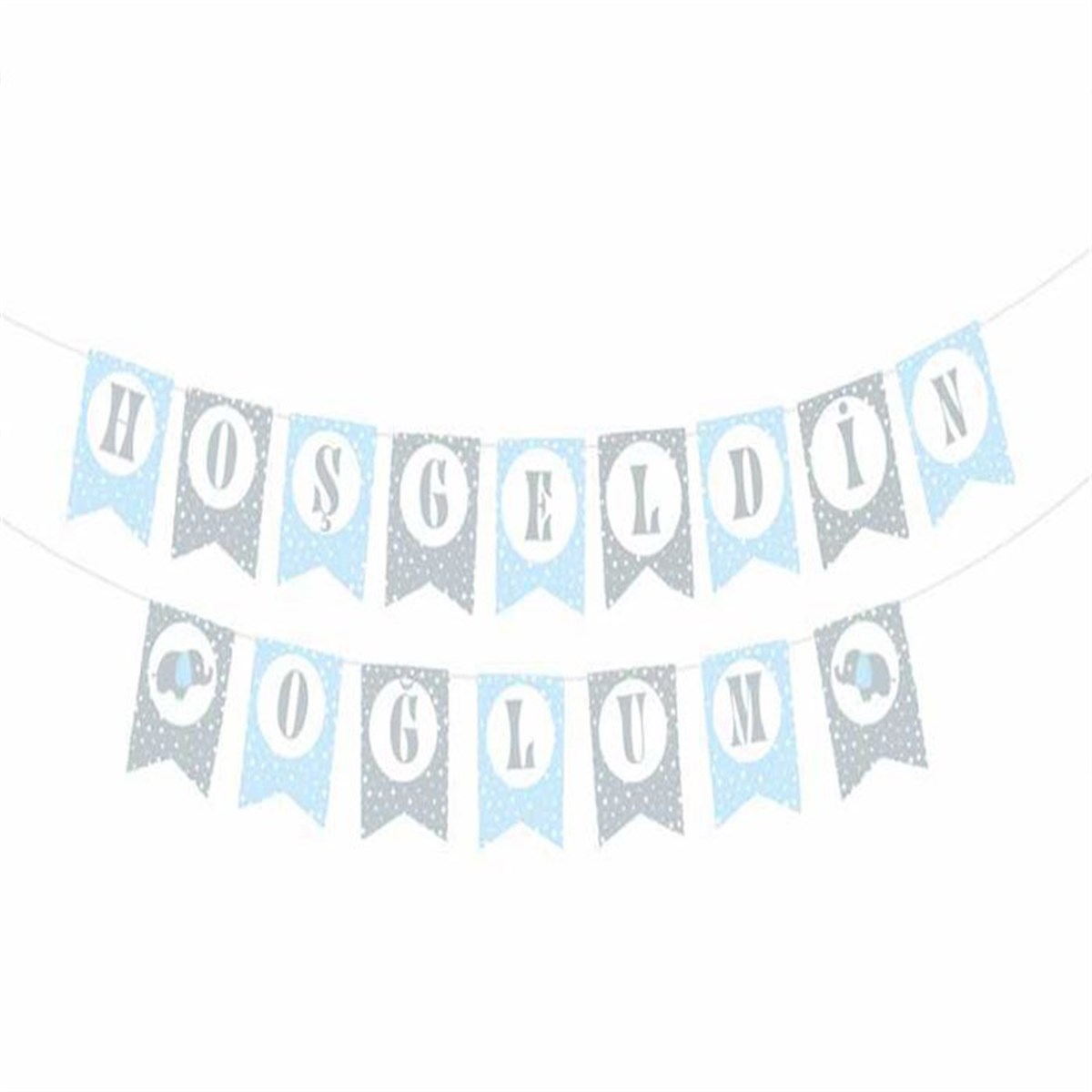 Hoşgeldin Oğlum Harf Flama