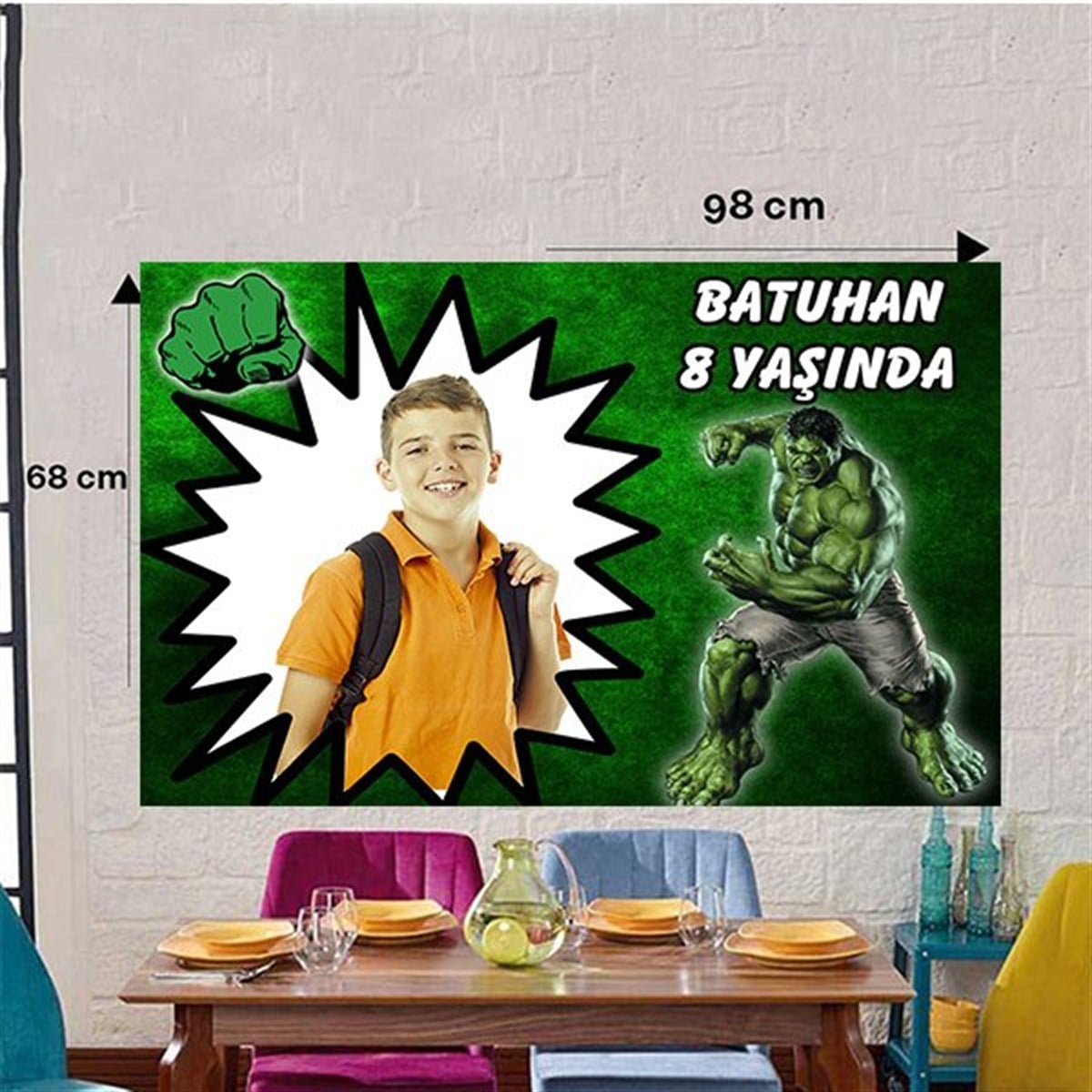 Hulk Kişiye Özel Duvar Panosu