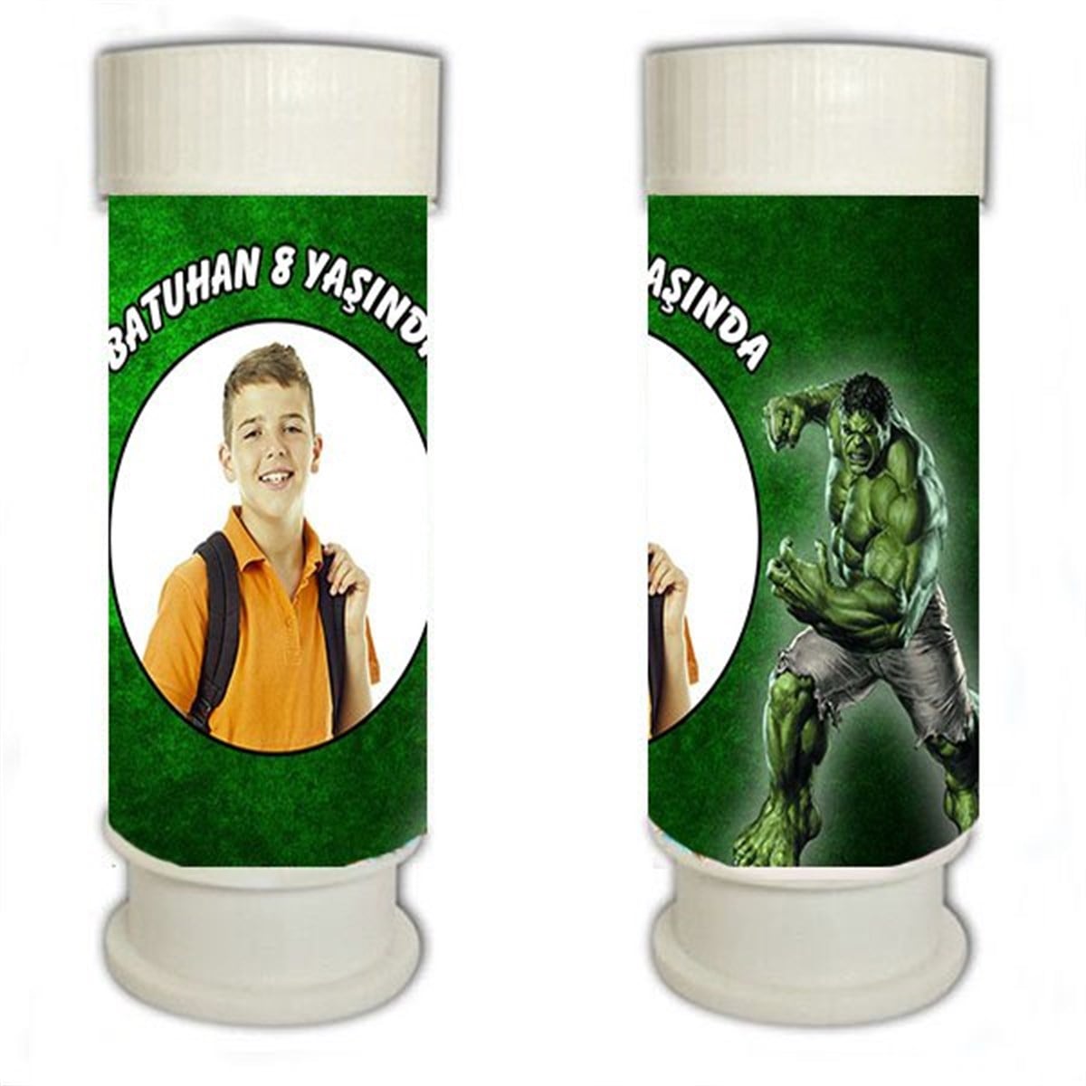 Hulk Kişiye Özel Köpük Baloncuk 8 Adet
