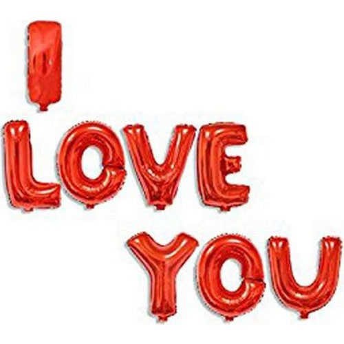 I Love You Folyo Balon