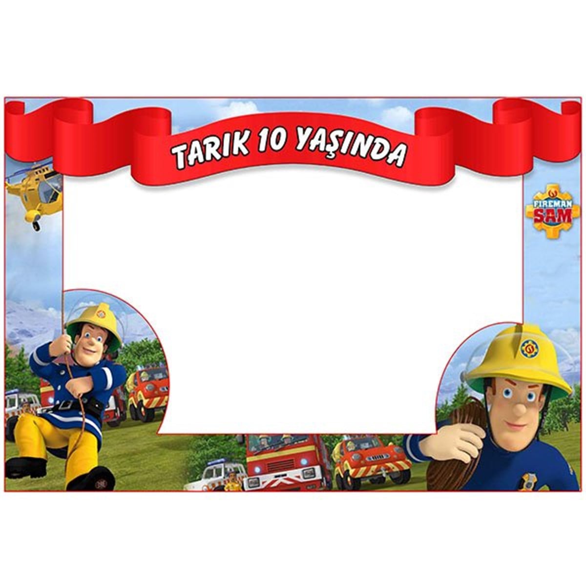 İtfaiyeci Sam Kişiye Özel Çerçeve