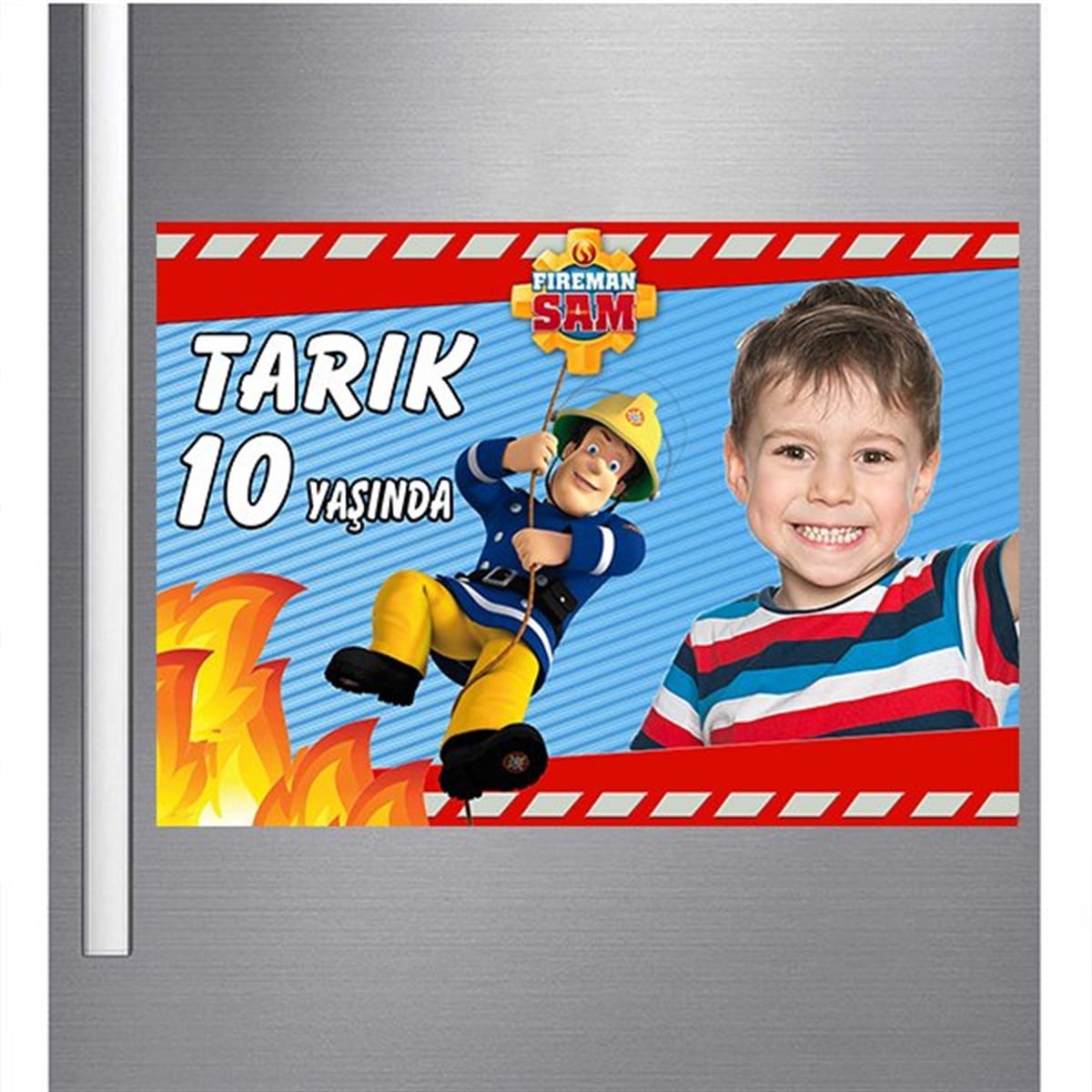 İtfaiyeci Sam Kişiye Özel Magnet 18 Adet