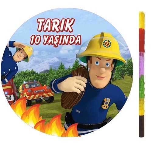 İtfaiyeci Sam Kişiye Özel Pinyata