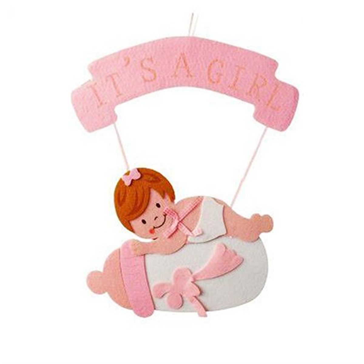 It'S A Gırl Biberonlu Kapı Süsü