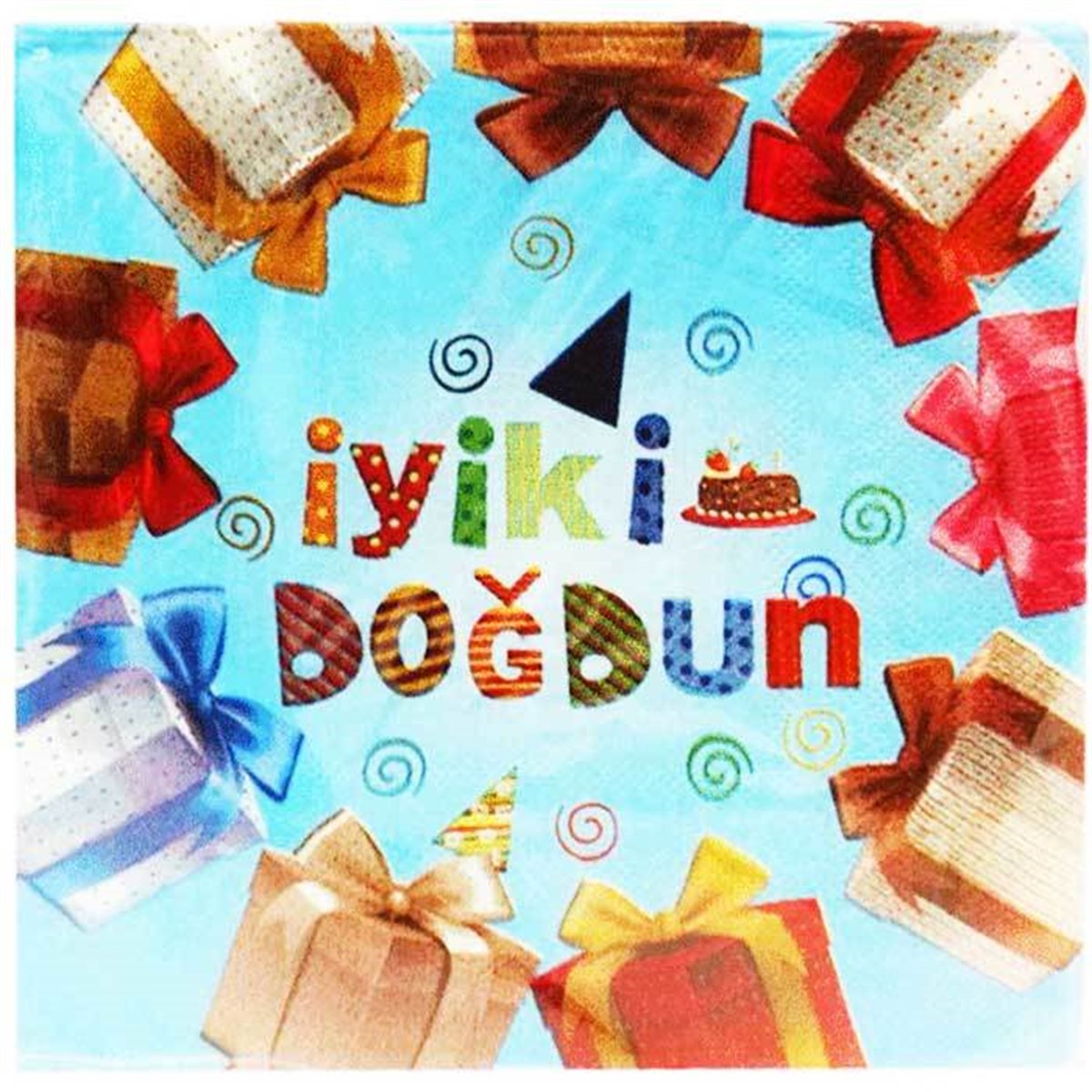 İyi ki Doğdun Mavi Peçete 20 Adet