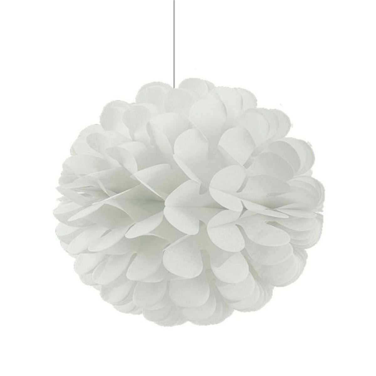 Kağıt Top Süs Beyaz 30 CM