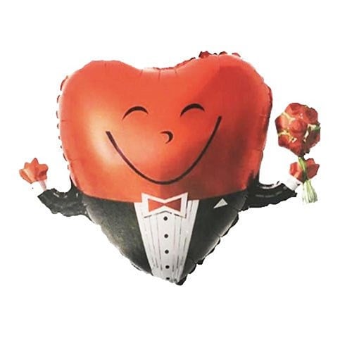 Kalp Adam Folyo Balon