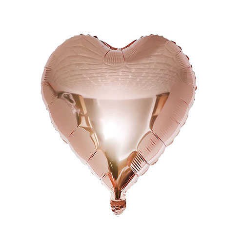 Kalp Folyo Balon 45 Cm Rose