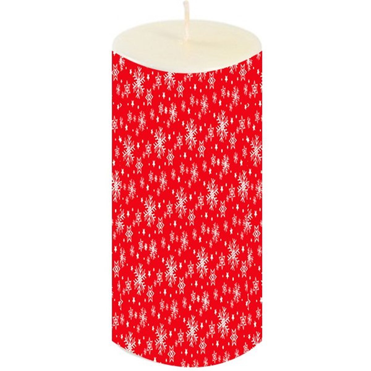 Kar Taneli Adam Uzun Mum 7x13 Cm