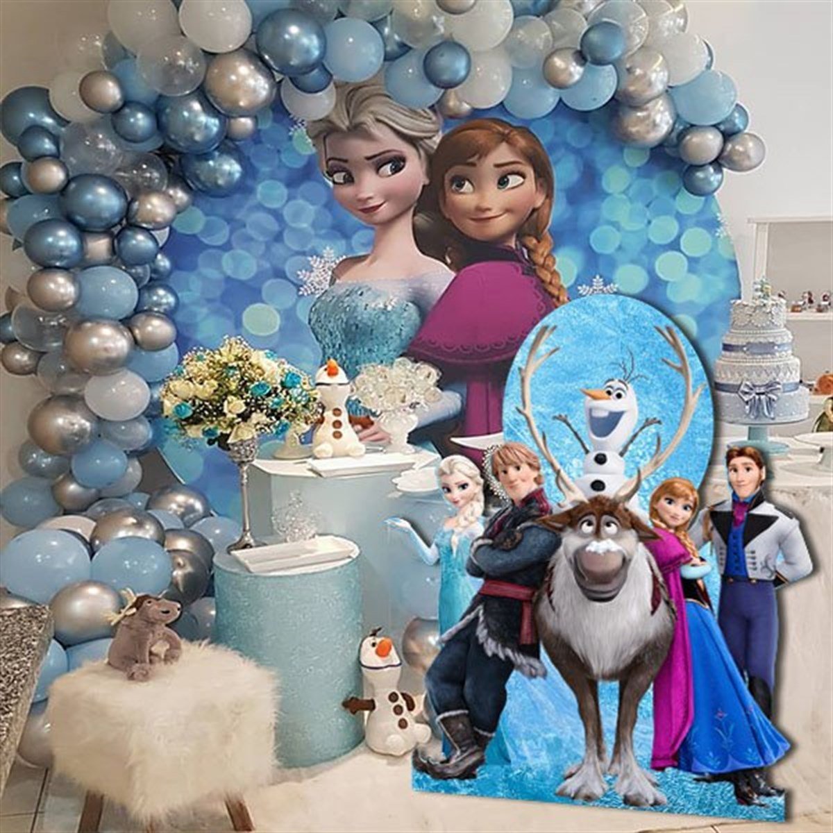 Karlar Ülkesi Ayaklı Pano 60 x 75 Cm