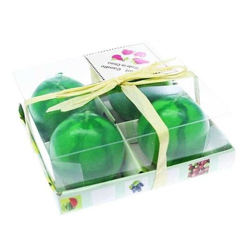 Karpuz Şekilli Mum 4 Adet