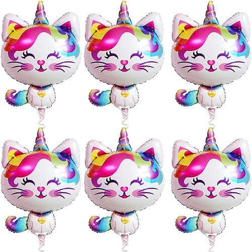 Kedi Unicorn Folyo Balon 92 x 60 Cm
