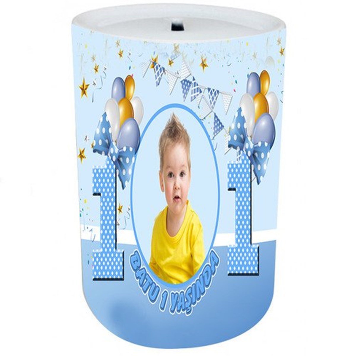 Kişiye Özel 1 Yaş Kumbara 8 Adet