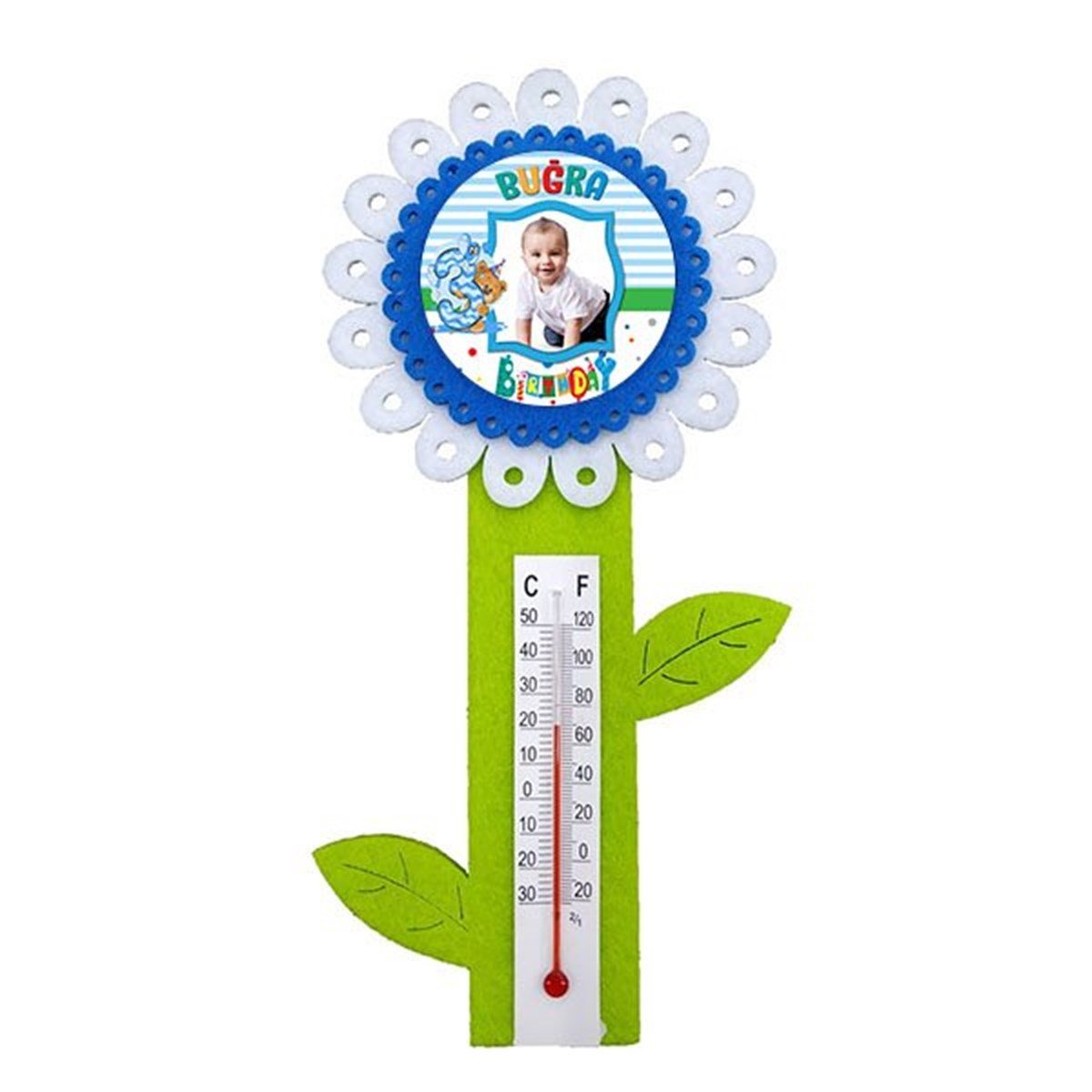 Kişiye Özel 3 Yaş Erkek Termometre 8 Adet