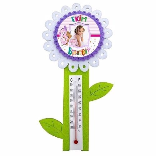 Kişiye Özel 3 Yaş Kız Termometre 8 Adet