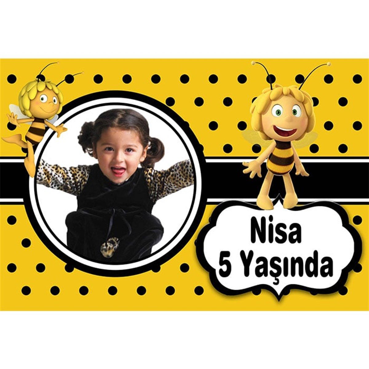 Kişiye Özel Arı Maya Afiş